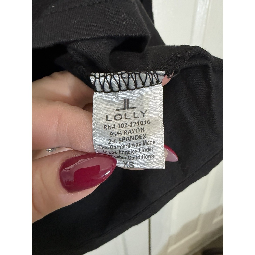 Lolly Flowey Top Black Size XS - Picture 5 of 5
